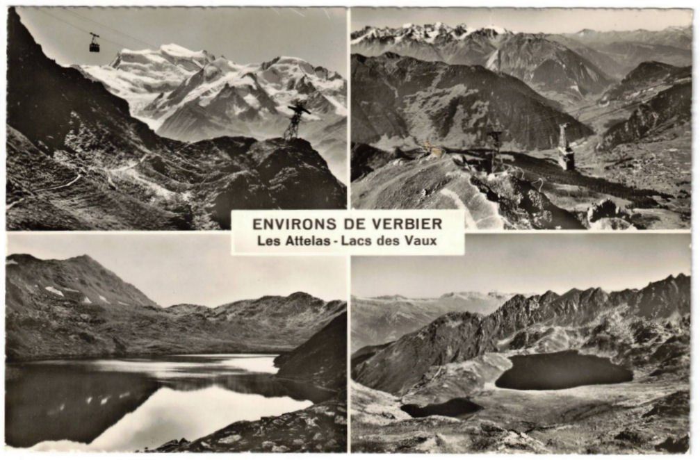 Ansichtskarten: Verbier - 4 Bild AK – Gebraucht aus Binningen von Mountainrider
