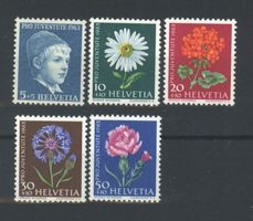 1963, Pro Juventute, Papier mit Leuchtstoff **