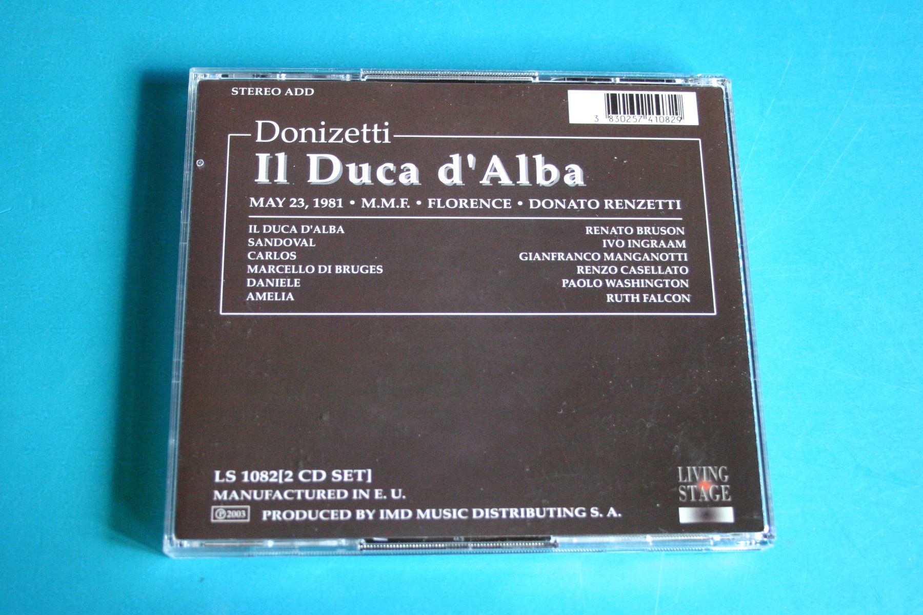 CDs: Donizetti IL DUCA D`ALBA – Gebraucht aus Winkel von Gallica 1