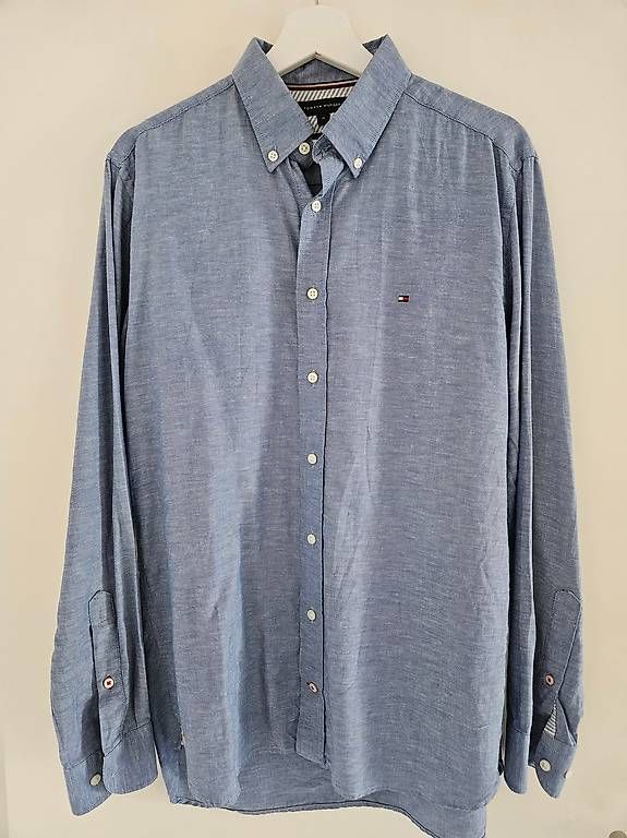 Camicie: Hemd Tommy Hilfiger Blau M – Usato da Basel venduto da nav_h662