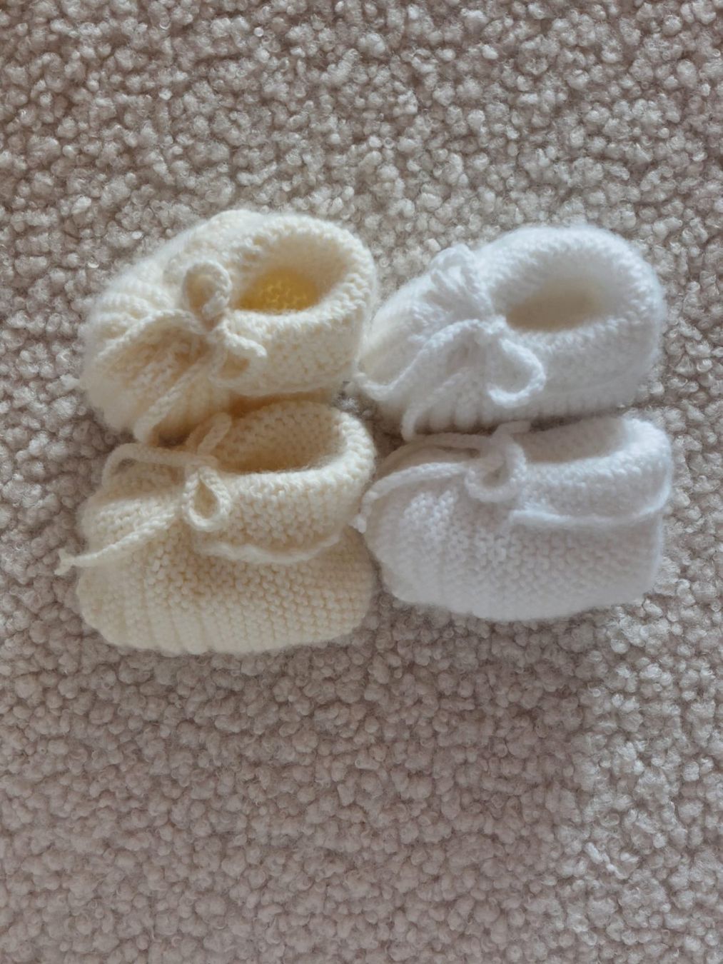 Scarpe per ragazzi: Babyfinkli Rippenmuster / Perlmuster – Nuovo e nell'imballaggio originale da Bleienbach venduto da babyhandgemachts 2