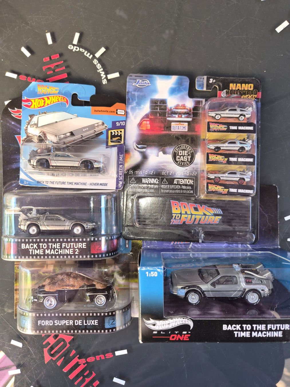 Modellini d'auto: Lot modèles réduits voitures Back to the Future – Nuovo e nell'imballaggio originale da Bévilard venduto da CHUCKMAVIS