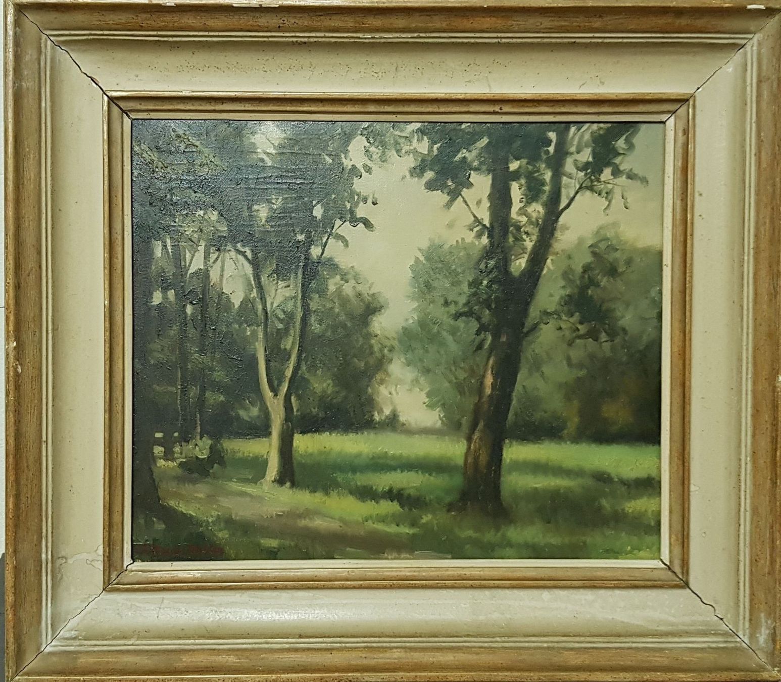 Gemälde: Marcel STEBLER (1906-1966) clairière – Gebraucht aus Lausanne von leneko