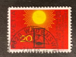 Schweiz 1968 Alter 20 Vollstempel WÄDENSWIL 2.10.68