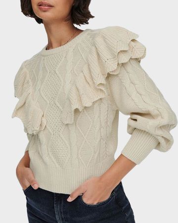 gestrickter Pullover ONLY Gr.L