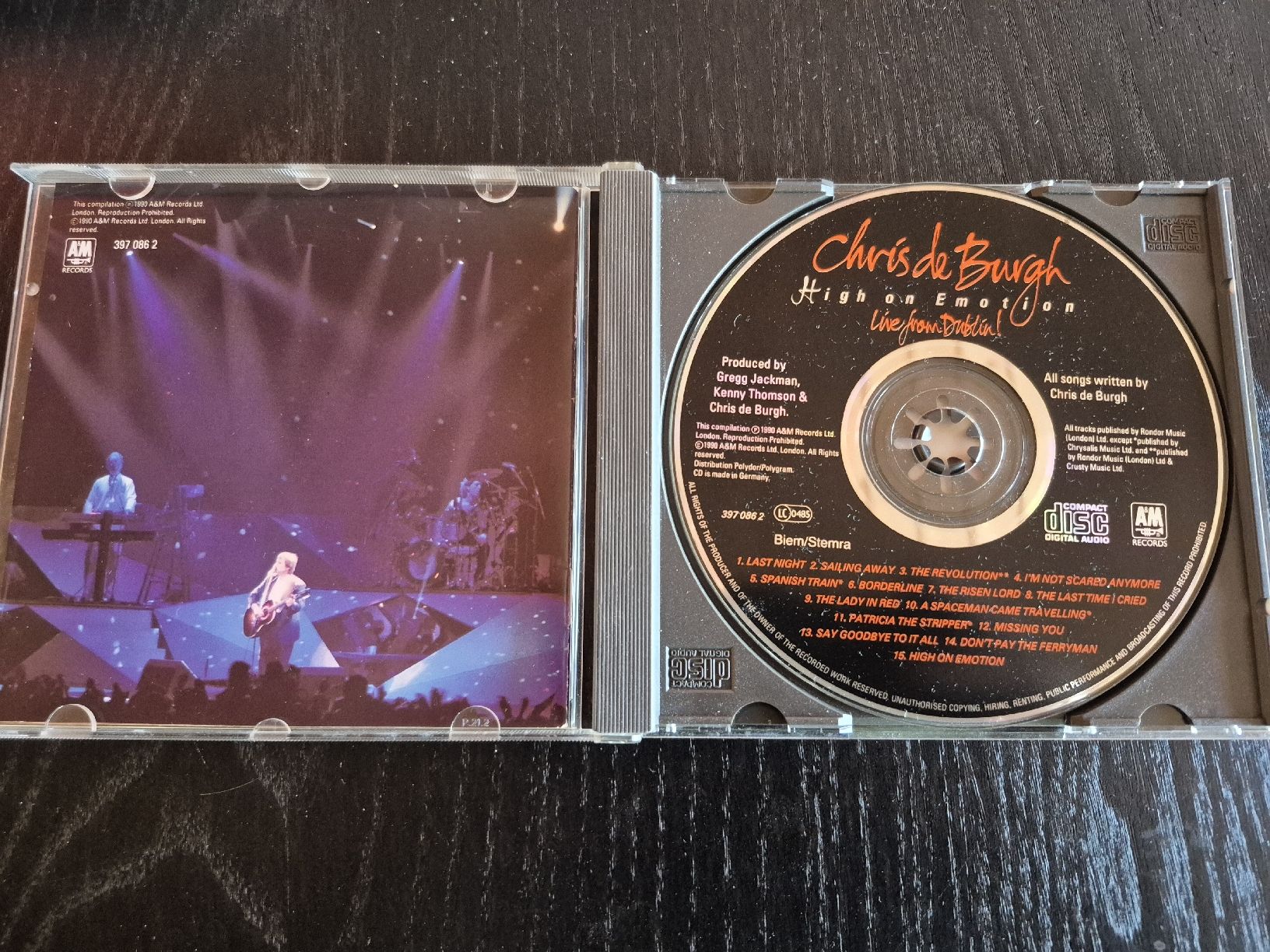 CDs: Chris de Burgh - High on Emotion CD - Live aus Dublin! – Gebraucht aus Bern von Roibusch 1