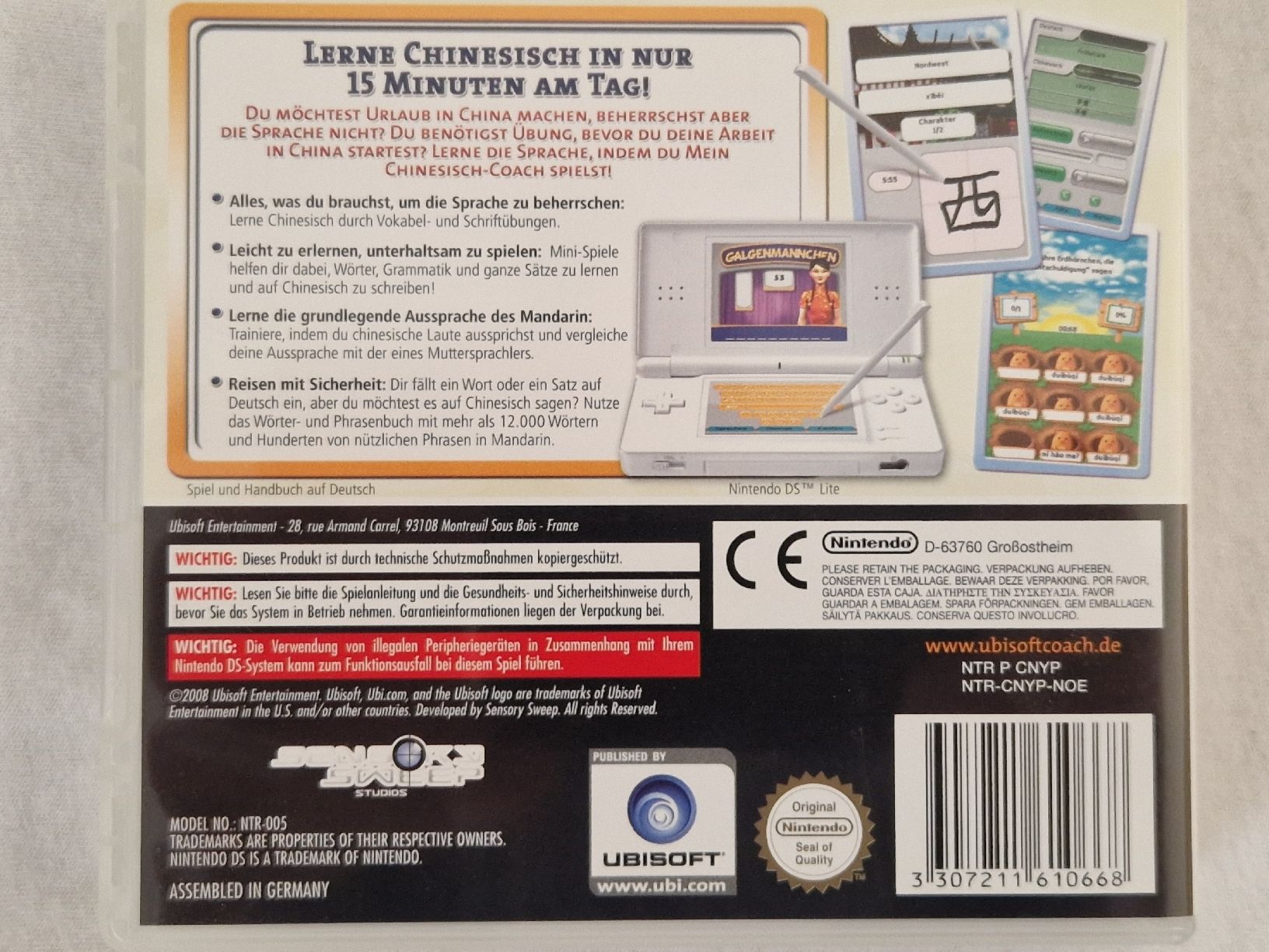 Nintendo Giochi: Nintendo DS Lernprogramm Mein Chinesisch Coach – Usato da Lyss venduto da pksuny 1