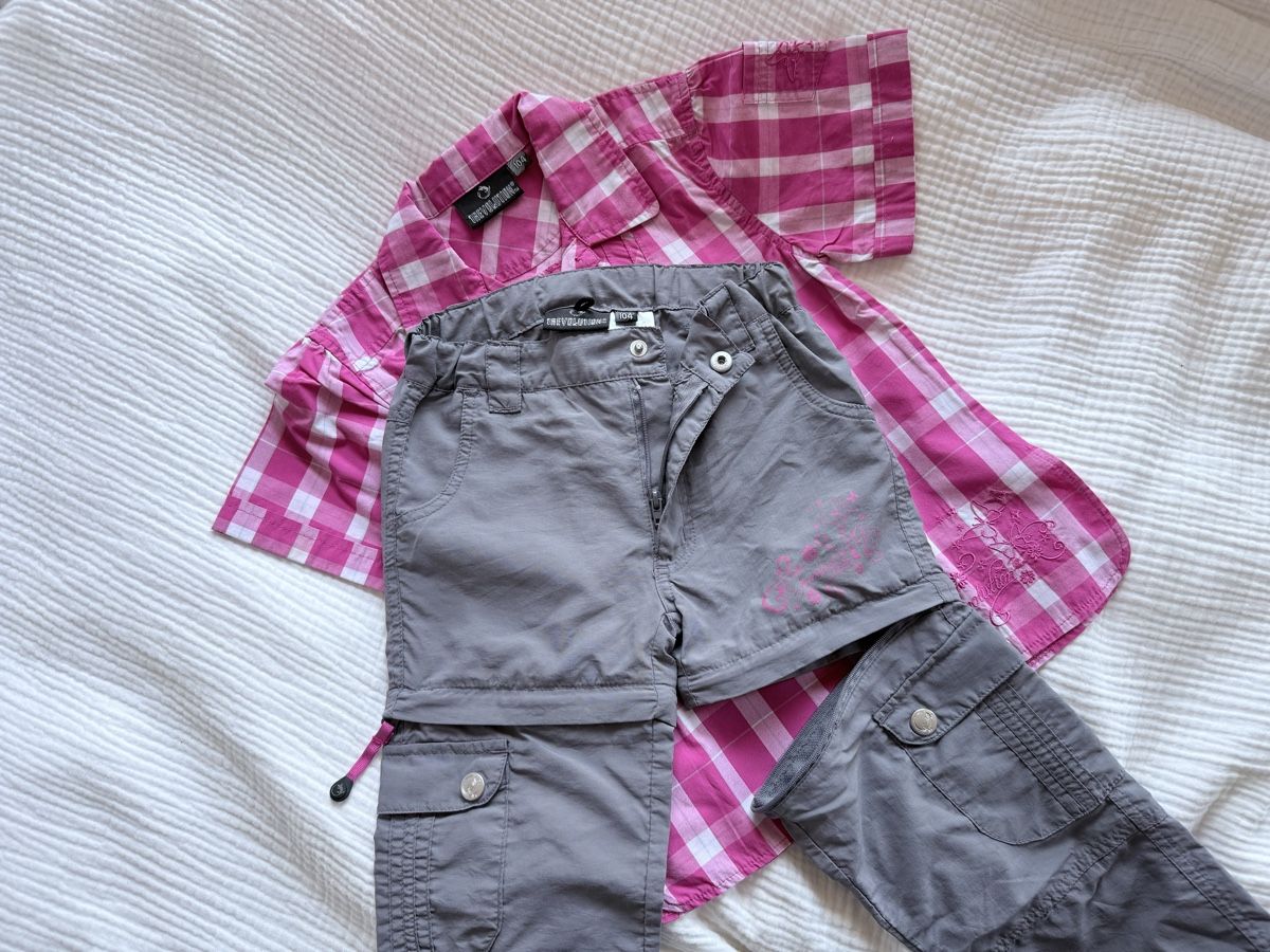 Ensembles coordonnés: Mädchen Hemd und kurze Hose Set - Grösse 128 – D'occasion à Baden par JellyMonster 3