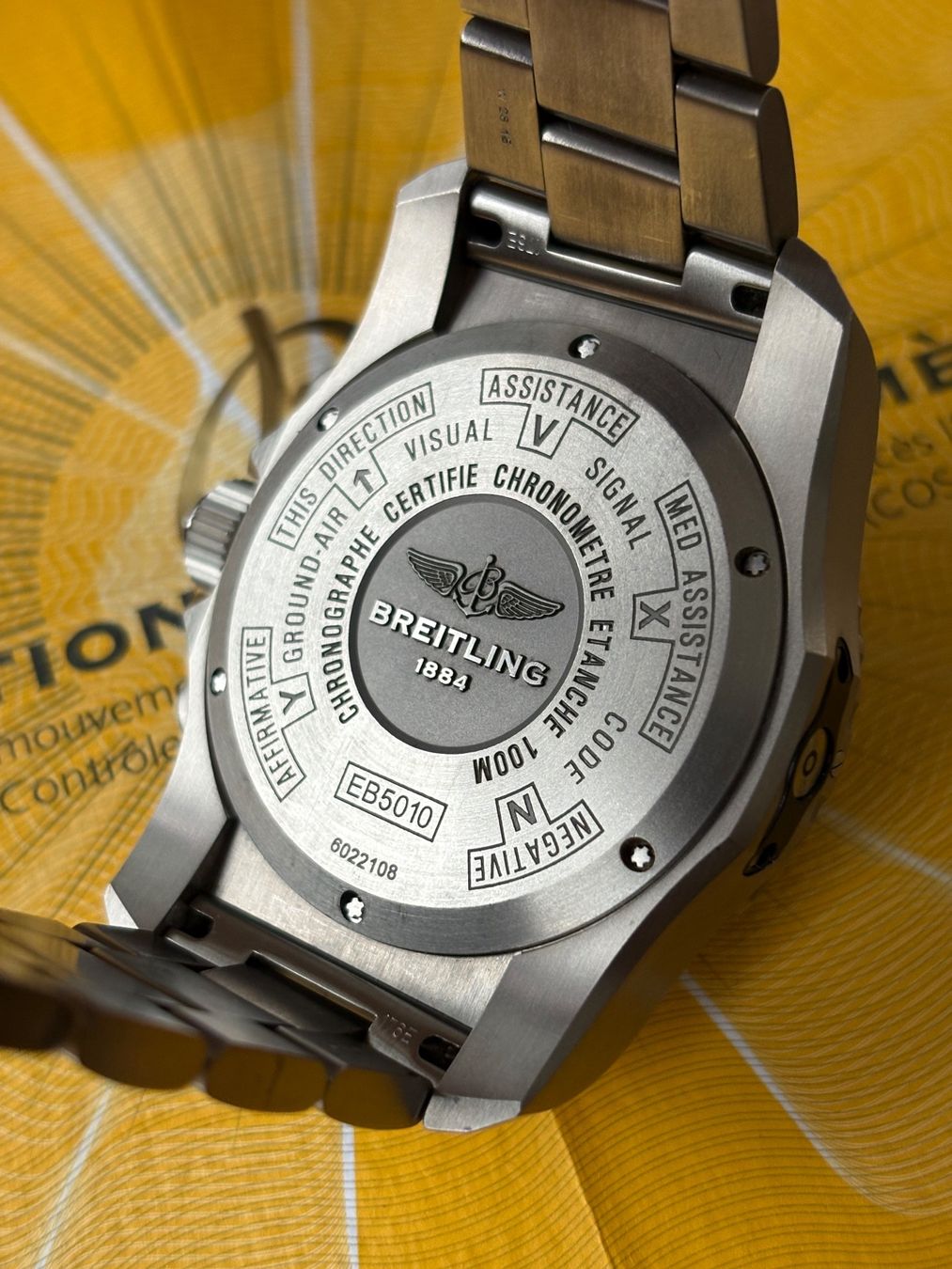 Breitling Orologi: BREITLING Cockpit B50 Titanium Fullset – Usato da Birsfelden venduto da Mynos 3
