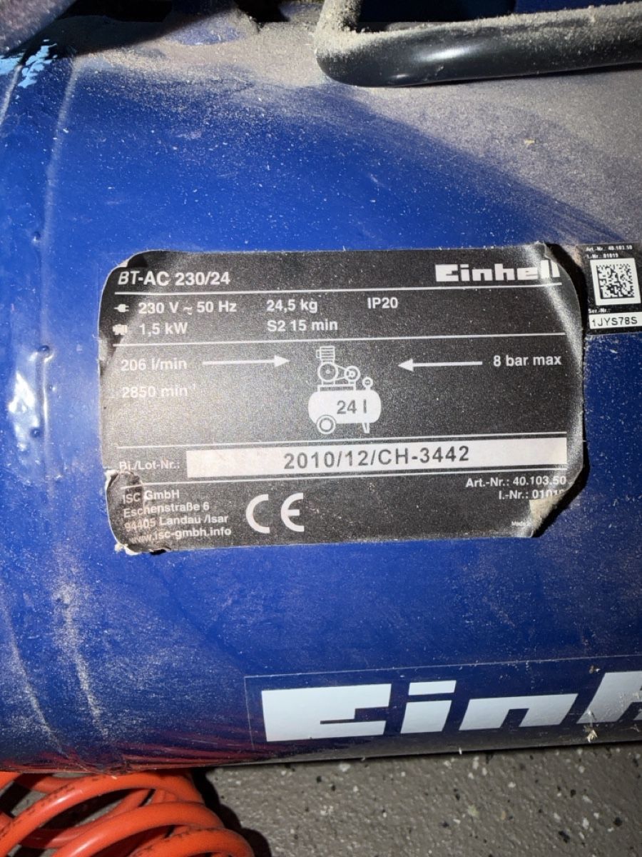Einhell Compresseurs: Kompressor – D'occasion à Benken SG par unihoc92 1