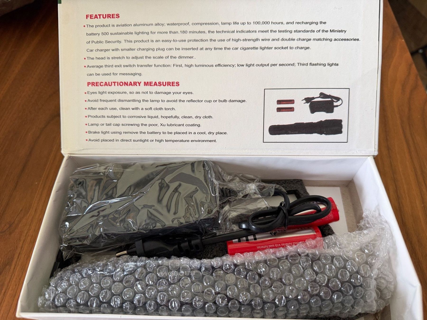 Lampen: LED STRONG LIGHT FLASHLIGHT – Neu und originalverpackt aus Wolfhalden von frischi1973 1
