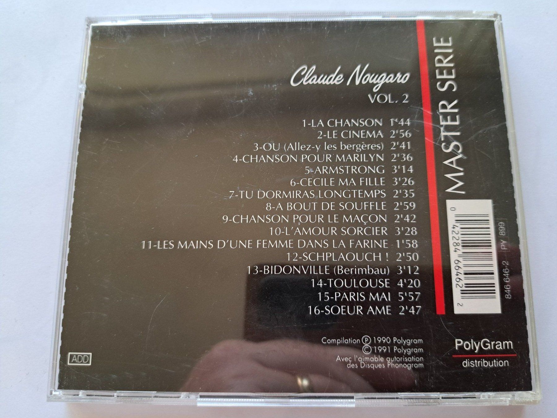 CD: Cd Master Série - Claude Nougaro - Volume 2 – Usato da Pully venduto da bro_n52j 1