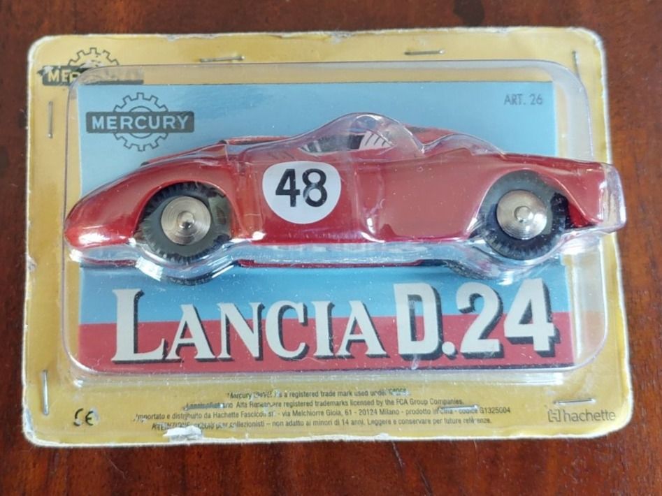 Mercury Modellini d'auto: Mercury - Lancia D.24 - 1/48 Hachette – Nuovo e nell'imballaggio originale da Beckenried venduto da Havacola 1