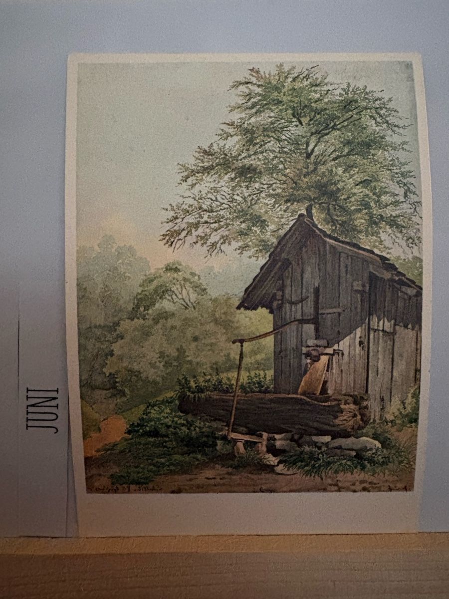 Cartoline postali: AK mit Kunst von Gottfried Keller – Usato da Rümlang venduto da Kartenpost1