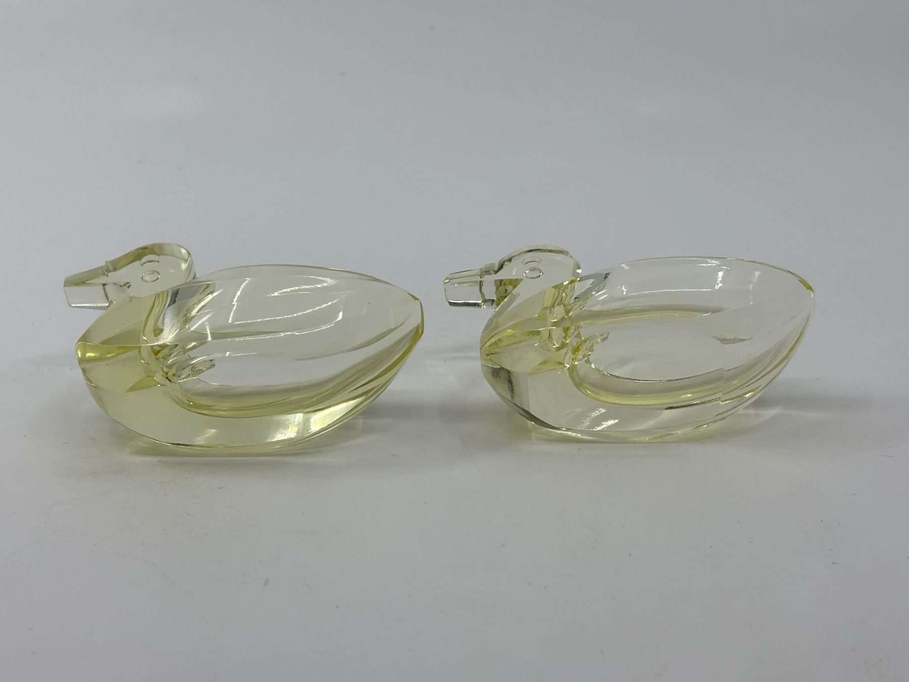 Statuette: 2 Glas Enten Vintage – Usato da Herisau venduto da Seyashop1 3