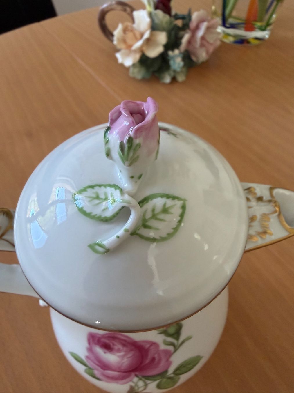 Théières: Meissen Tee oder Kaffee Kanne Rose 4 dl – D'occasion à Nussbaumen AG par normajeanbaker 5