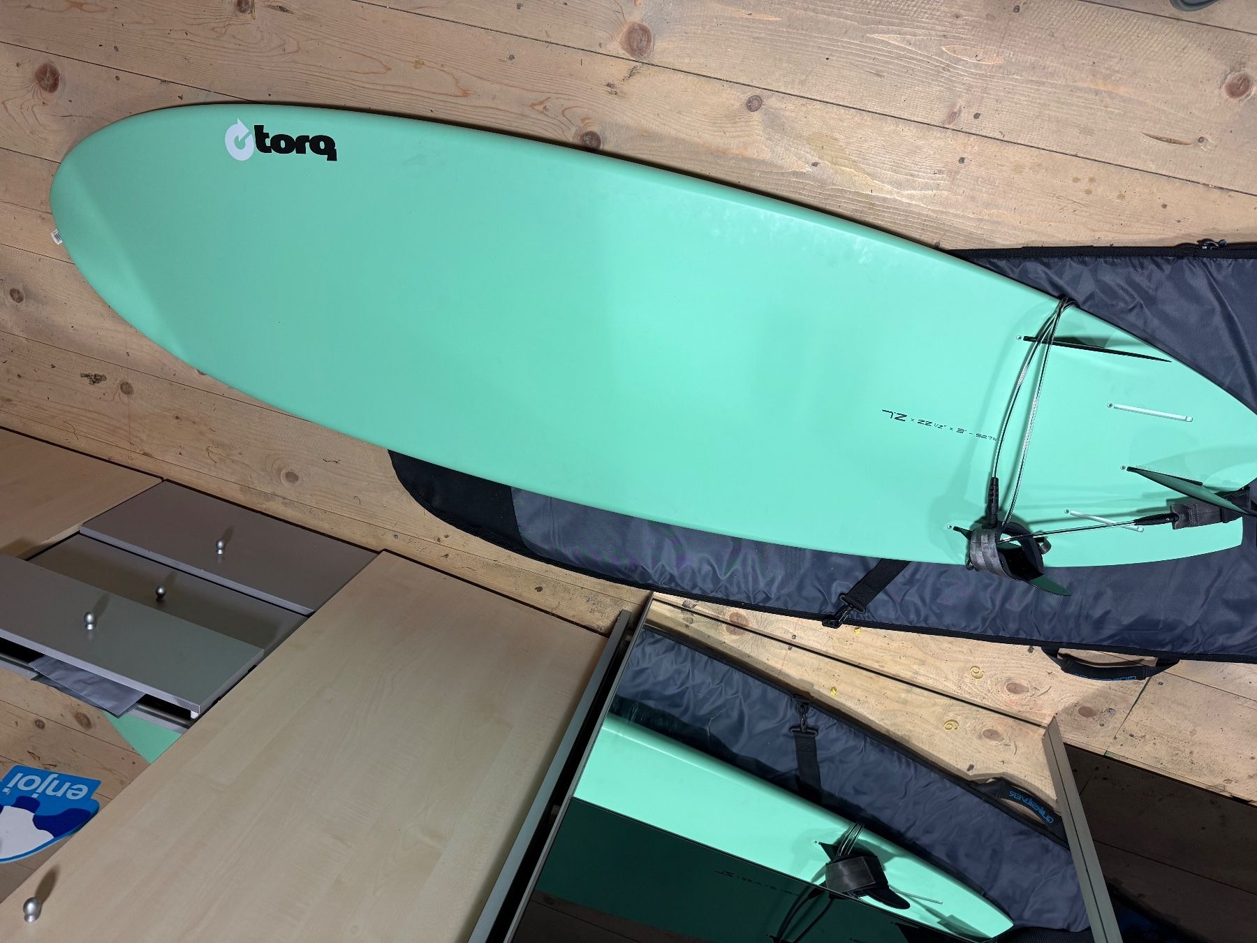 Tavole da surf e di nuoto: Planche de surf Torq 7.7 avec housse – Usato da Cartigny venduto da zac_wv6n 1
