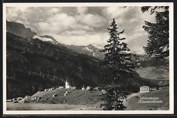 Cartoline postali: Urnerboden /Klausenstrasse, Panorama mit – Usato da Berlin venduto da bartko-reher