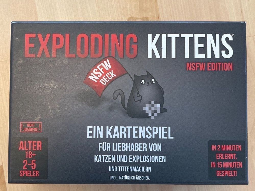 Exploding Kittens NSFW Edition (Gebraucht) in für CHF 11 – mit ...