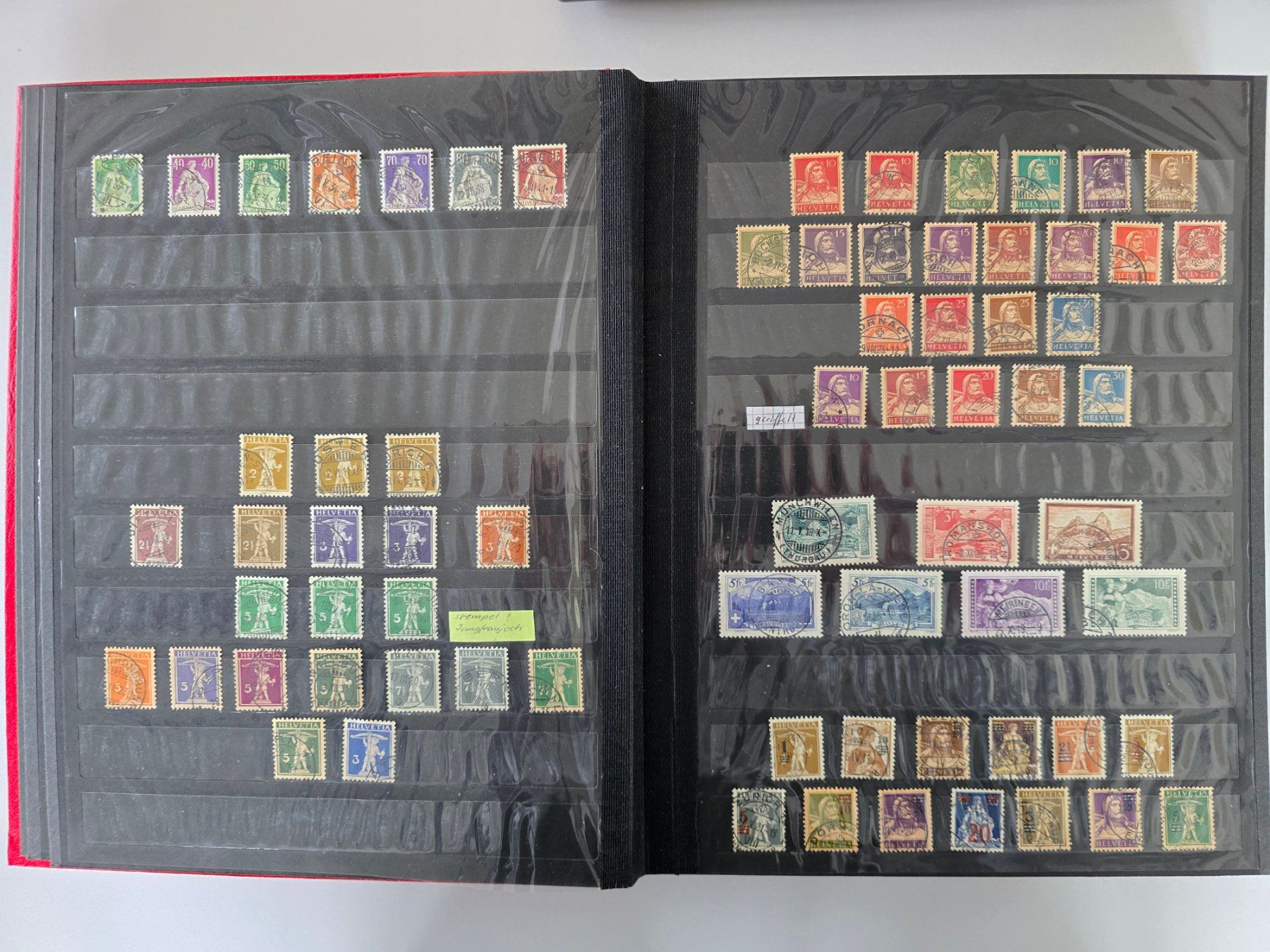 Alle Briefmarken: Briefmarken-Sammlung Schweiz 1850-1978 – Gebraucht aus Heerbrugg von Swissphila 3