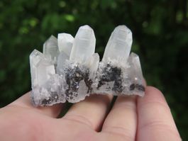 Bergkristall mit Sphalerit von Bulgarien