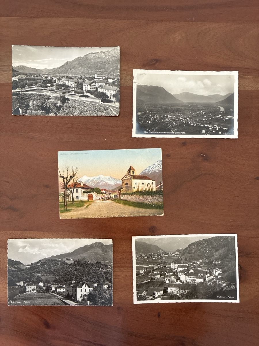 Cartes postales: 5 Ansichtskarten Schweiz von Giubiasco TI – D'occasion à Oftringen par Cla.vD.74