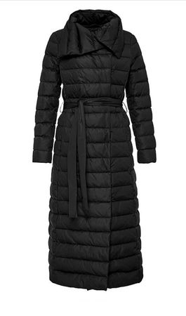 Hallhuber down feather coat - size 38