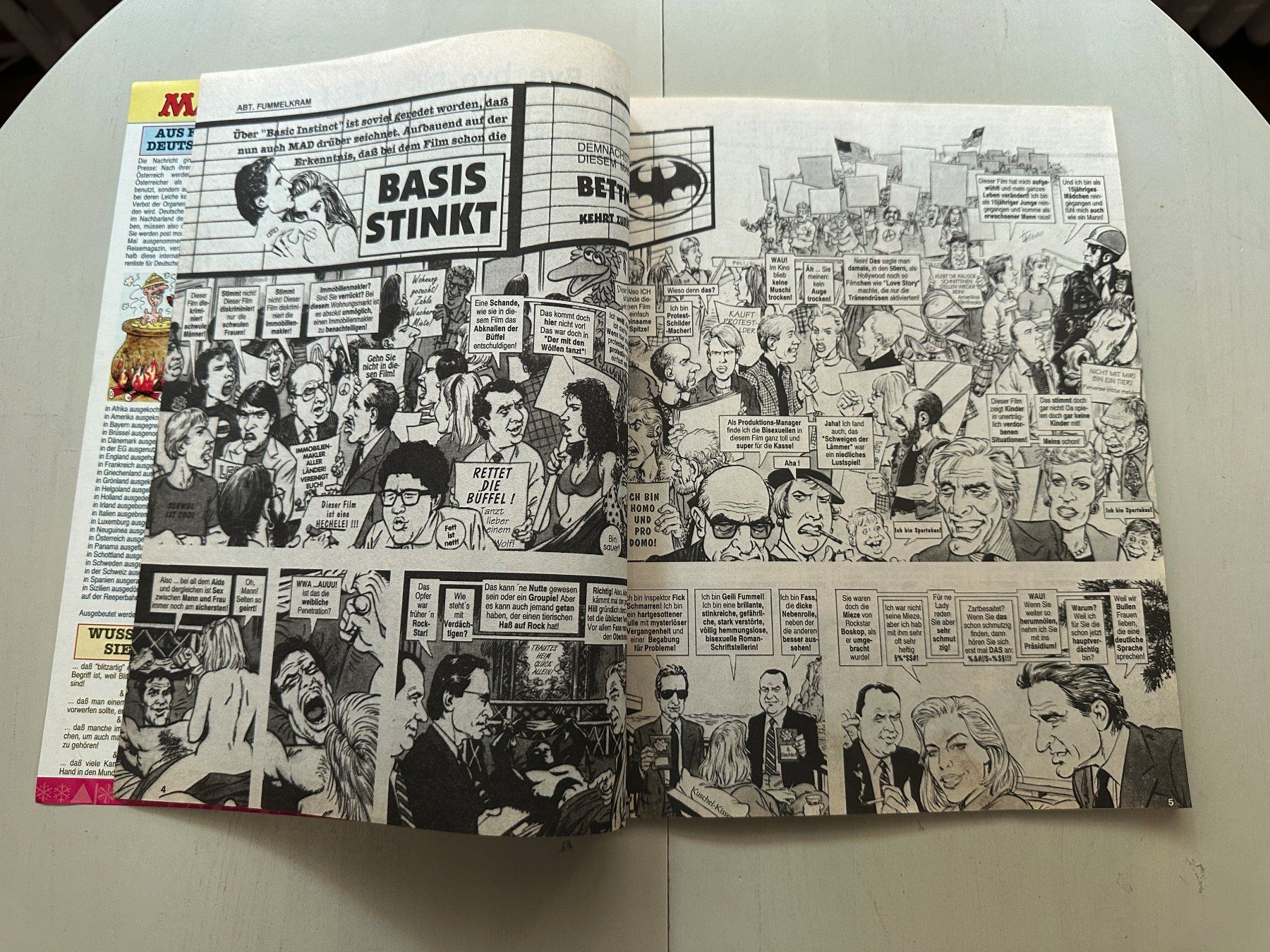 BD: Mad Nr. 278 original Kult Comic Basic Instinct Otto – D'occasion à Basel par Partridge 2