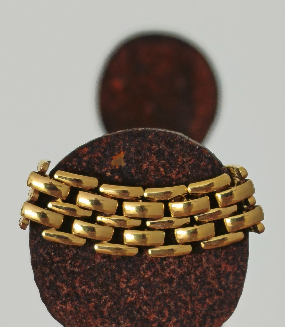 Ringe: Gliederring im klassischen Panther- oder Backstein - Design – Gebraucht aus Zürich von Tanteemma369 2