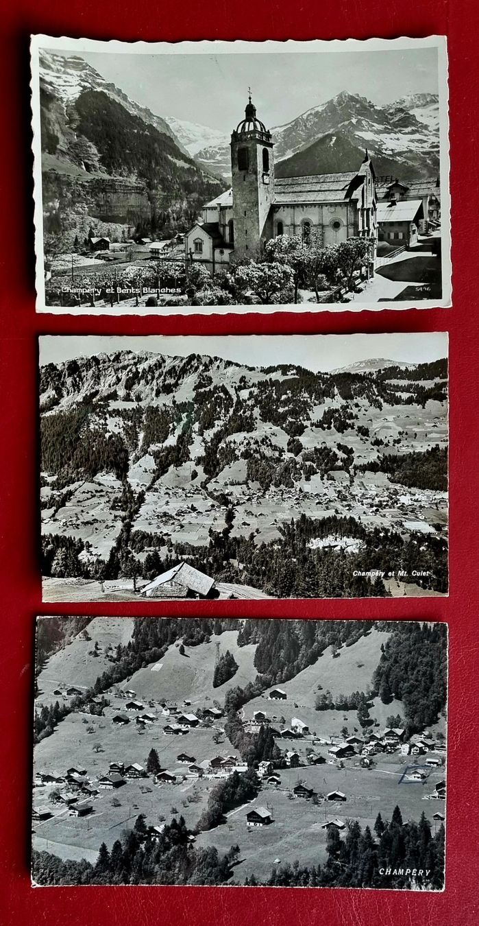 Cartoline postali: Champery - 3 Karten – Usato da Rothrist venduto da RROENK