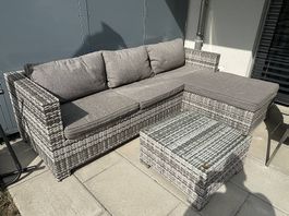 Rattan Lounge  Garten Möbel