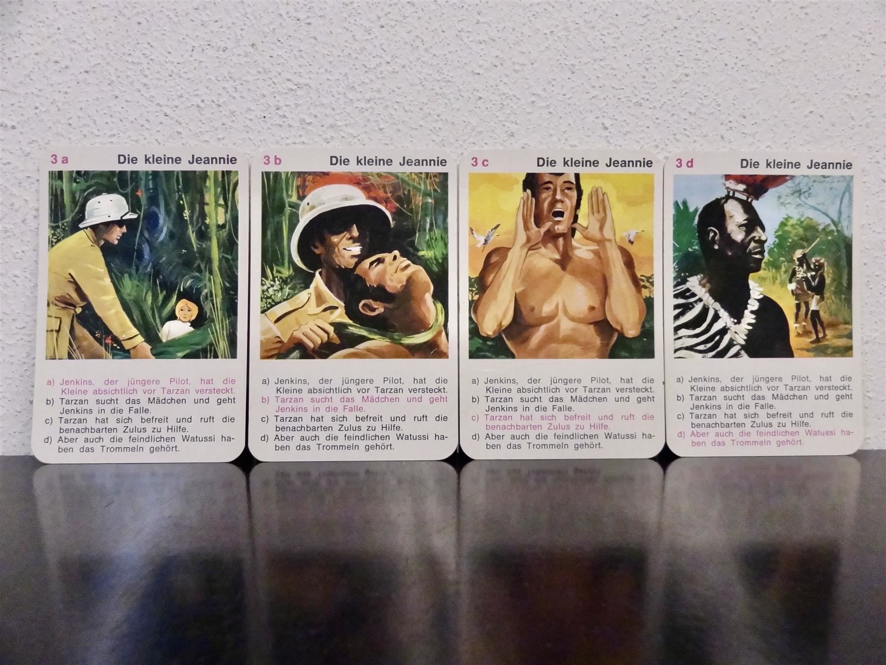 Giochi: schönes altes Quartett TARZAN 1970 – Usato da Kerzers venduto da wisaundso 4