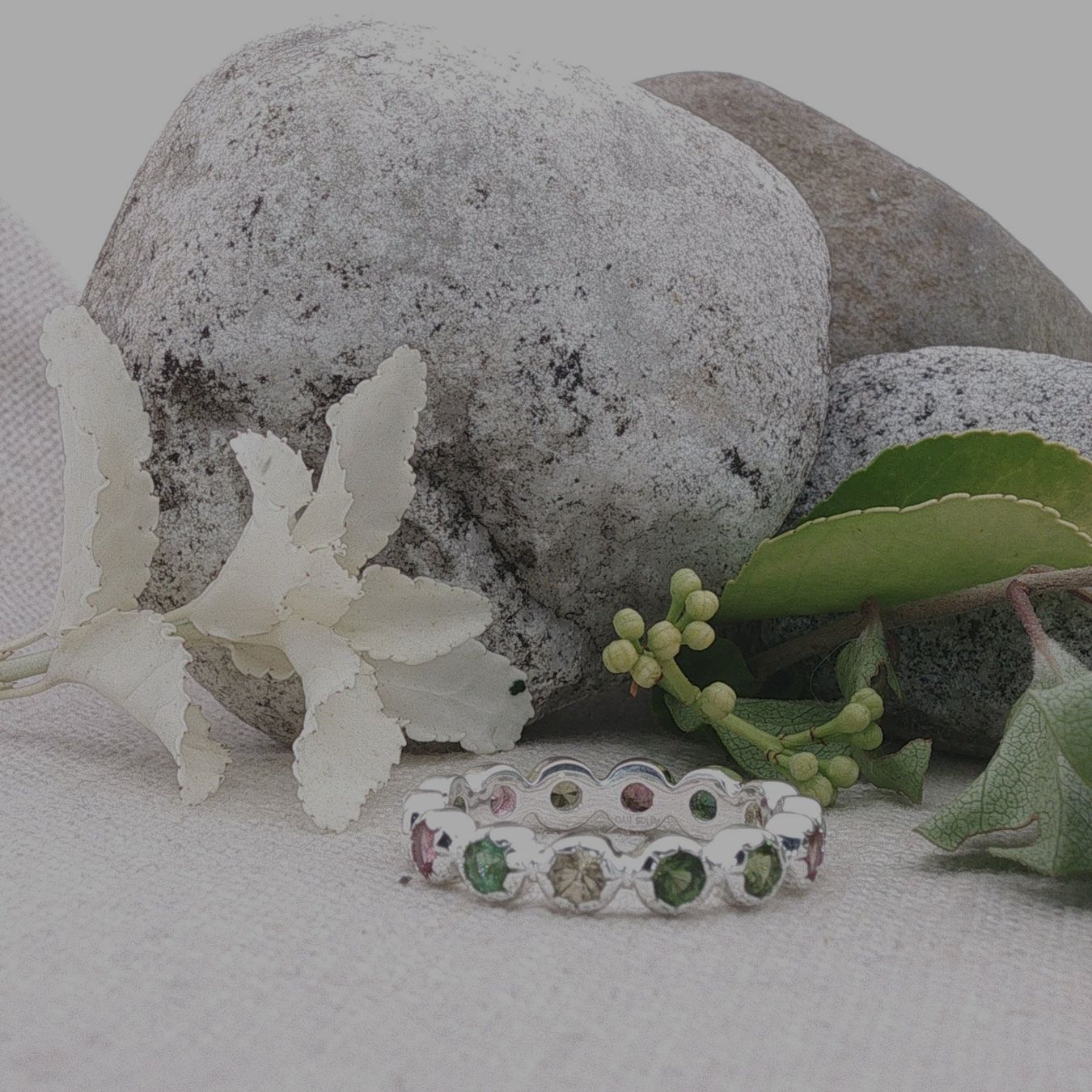 Olga Ribler Anelli: Turmalin Ring - Sterling Silber 925 - Grösse 58 – Nuovo (secondo la descrizione) da Luzern venduto da Schmuckoutlet 9