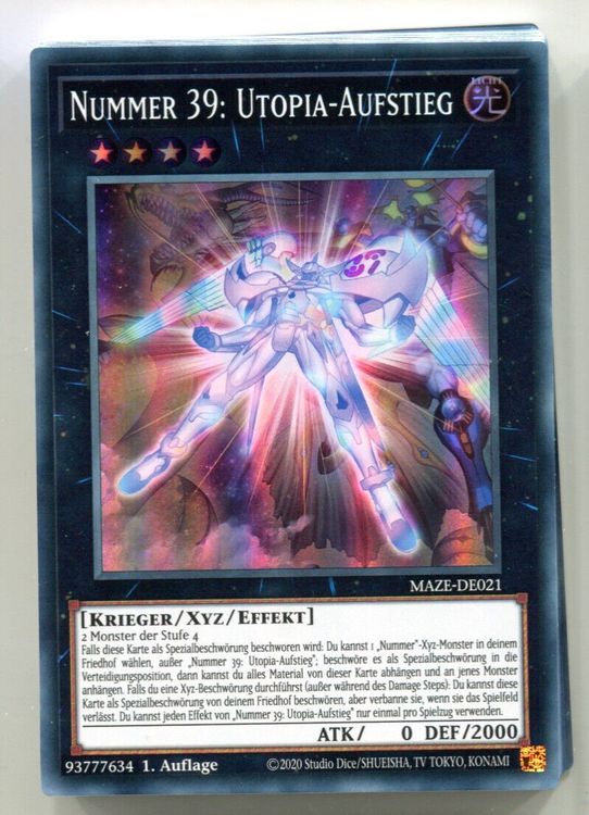 Número 39: Utopía Alzamiento Yu-Gi-Oh! Wiki En Español Fandom