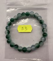 Naturstein Armband mit grünen Kugeln