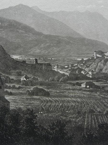 Incisioni: Bellinzona von Ringger – Usato da Risch venduto da Rischli15 4