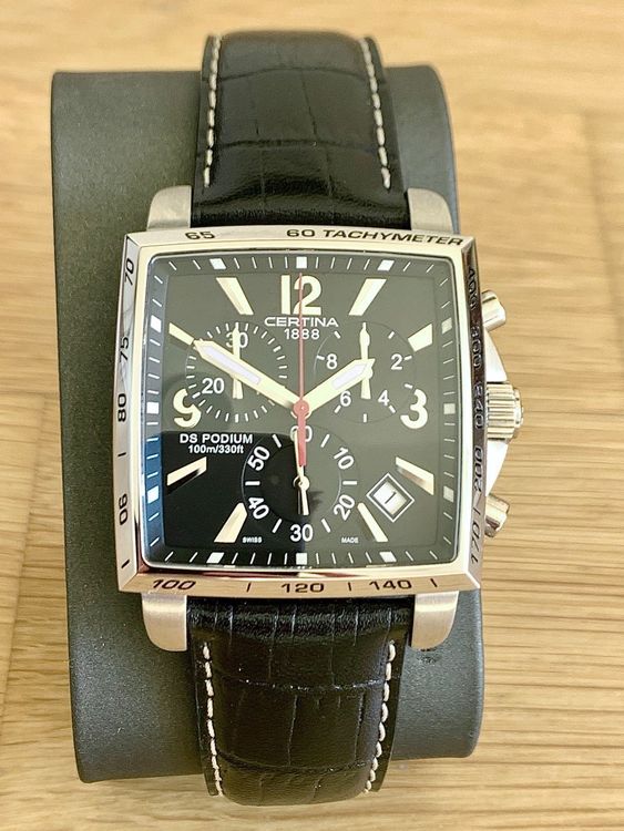 Certina best sale square chronograph