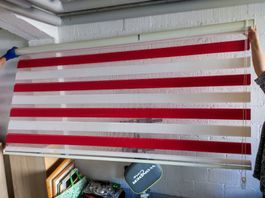 Zebra-Rollo Rot/Weiss – 230 x 200 cm (2 Stück verfügbar)