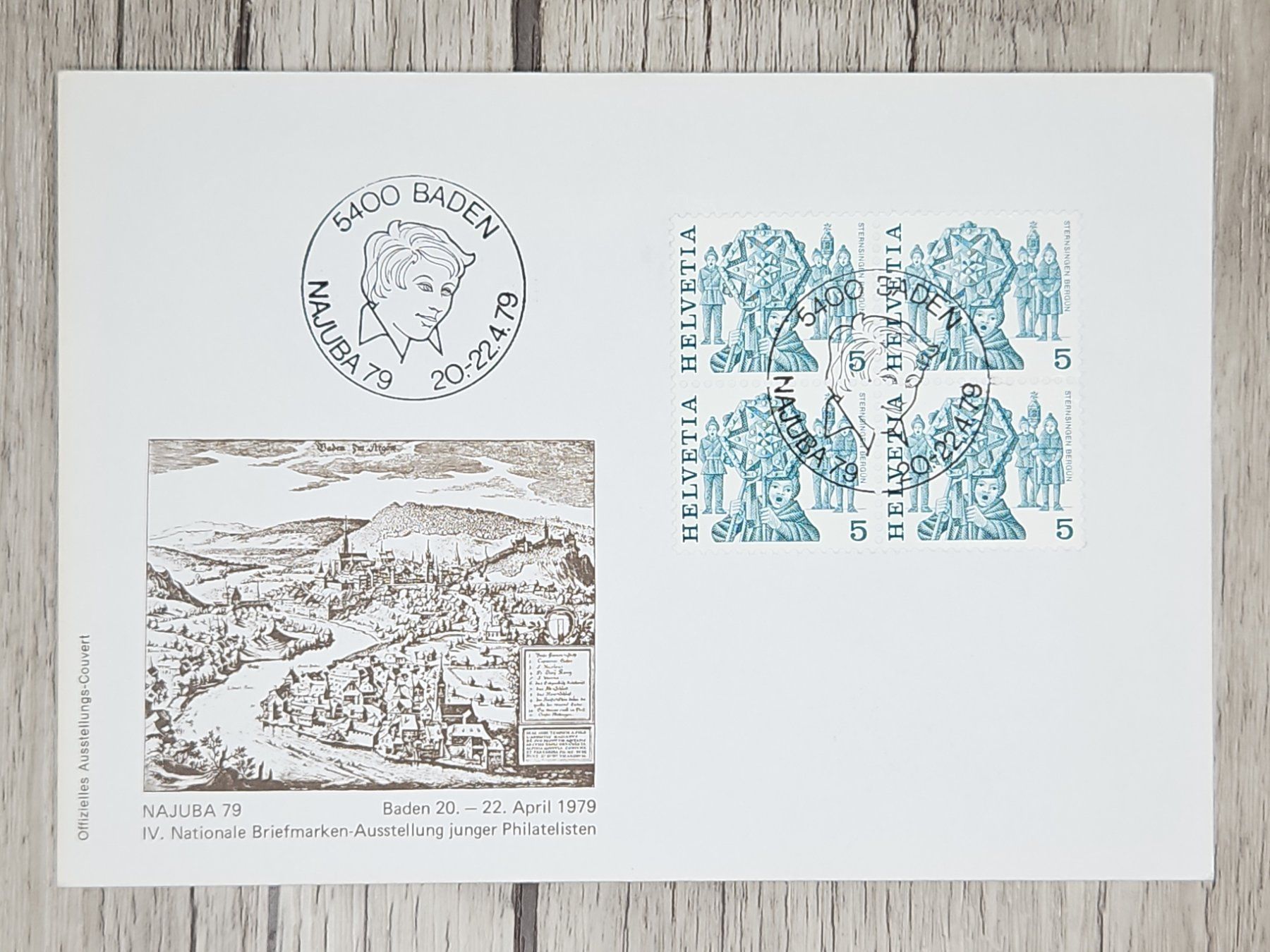 Alle Briefmarken: CL09 Enveloppe + Timbre Suisse 1979 – Gebraucht aus Cousset von Patrick_Collections