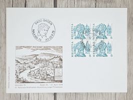 CL09 Enveloppe + Timbre Suisse 1979