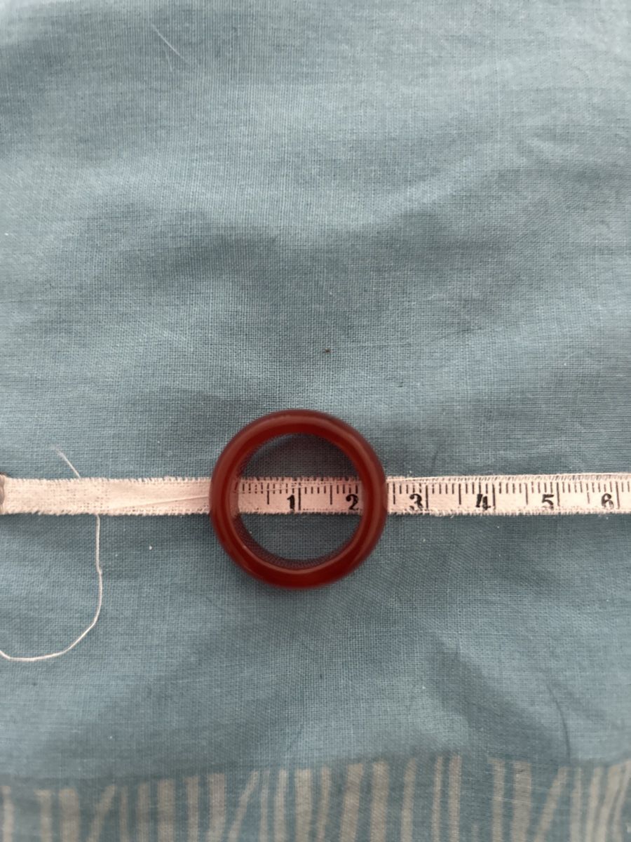 Anelli: Modischer, roter Ring, Grösse ca. 54 – Usato da Langnau im Emmental venduto da Iriss 2