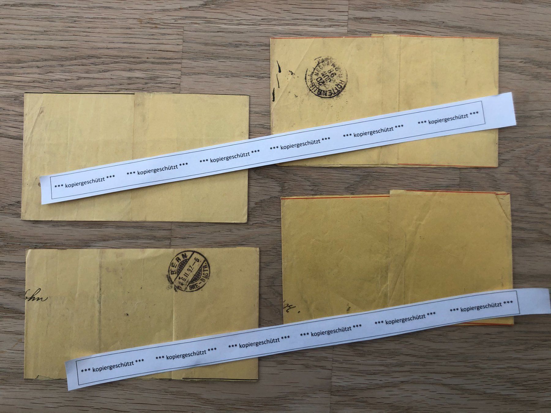 Zeitschriften & Magazine: 4x,  > 120 Jahre alte Zeitungsbänder – Gebraucht aus Hefenhofen von Bierinder 1