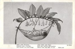 Blumen-Kind, M. Goetz, Künstler