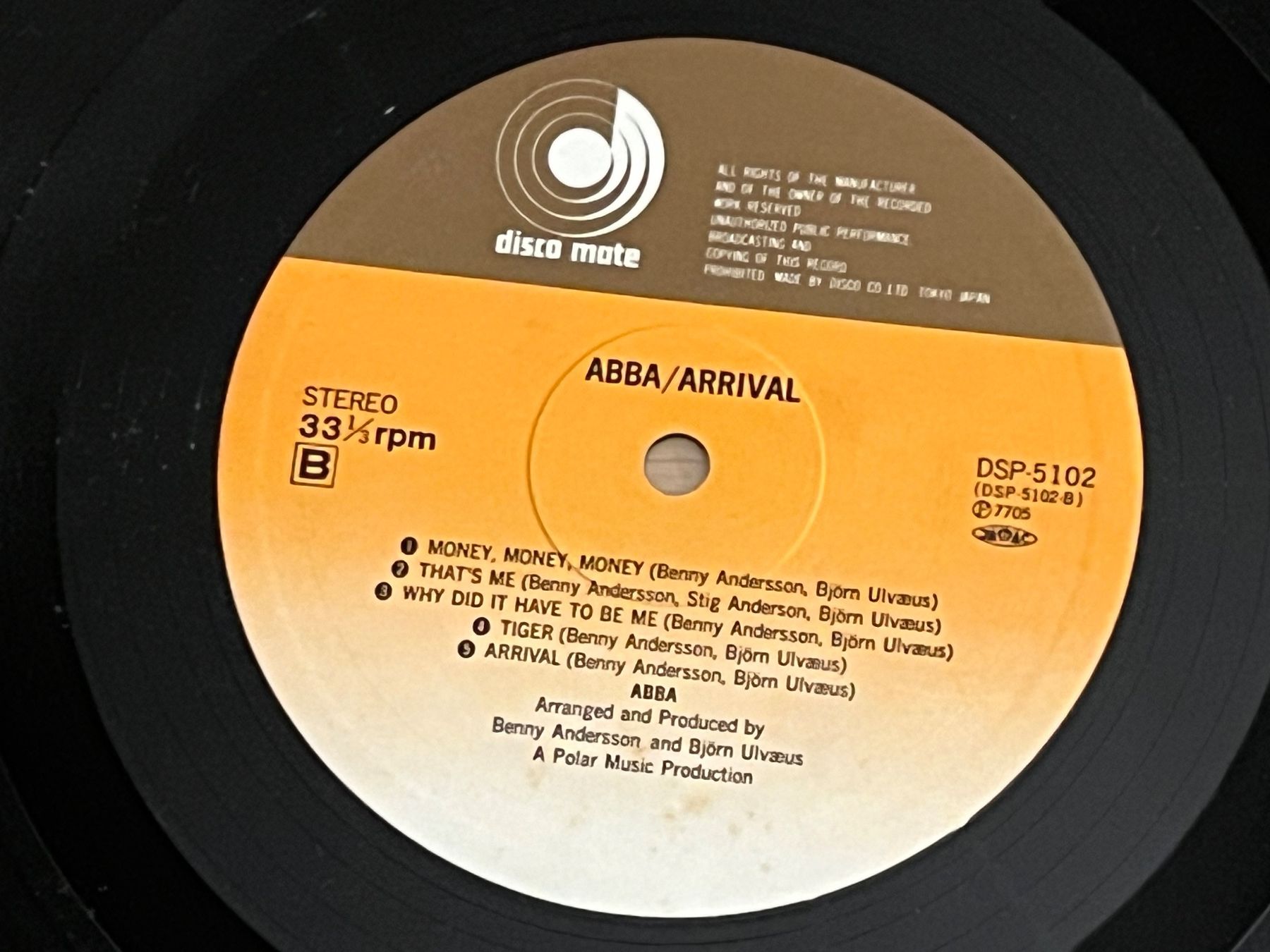 Dischi in vinile: ABBA Arrival Lp Japan – Usato da Basel venduto da Vinyloase 8