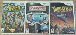 3 jeux Wii