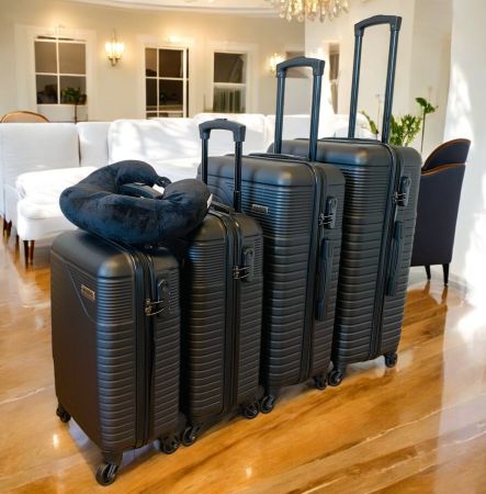 5x Koffer SET Hartschalenkoffer wayBAG in Schwarz NEU