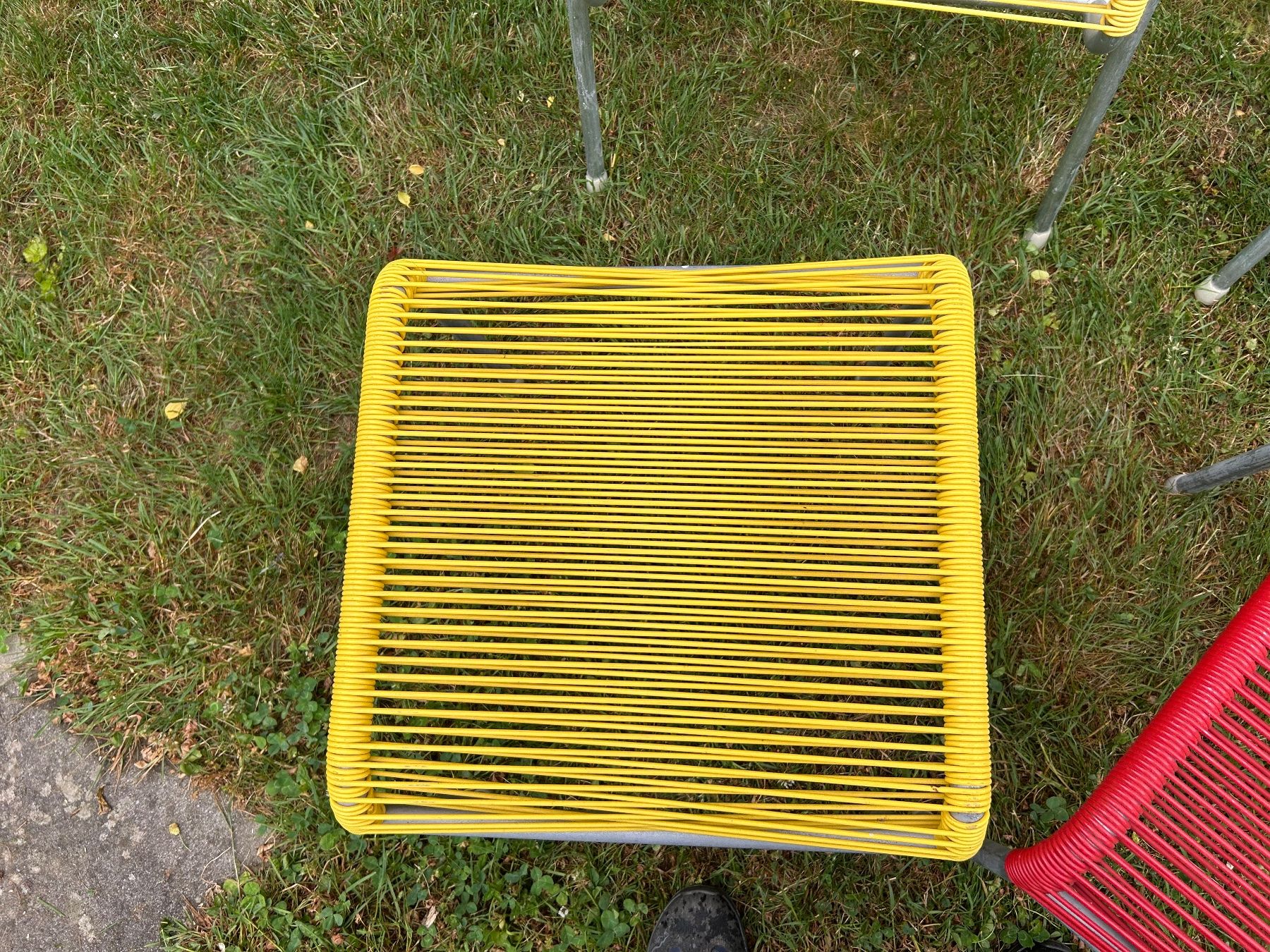 Poltrone: 2 Spaghetti-Sessel mit 2 Spaghetti-Hockern – Usato da Murten venduto da zia_6czz 2