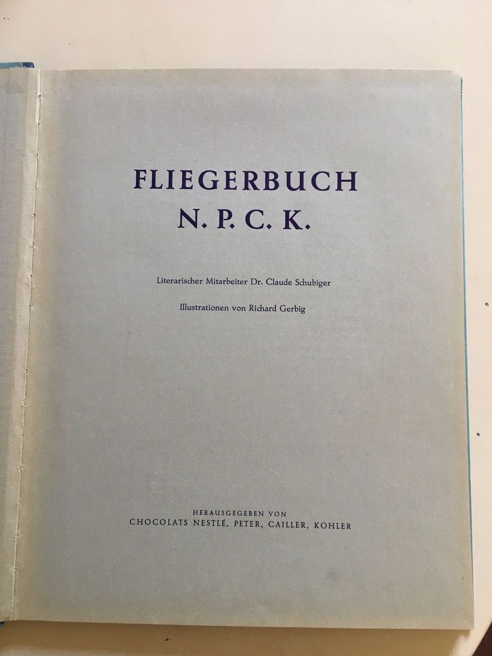 Album: Sammelbuch Fliegerbuch N.P.C.K. – Usato da Bern venduto da estalin 1