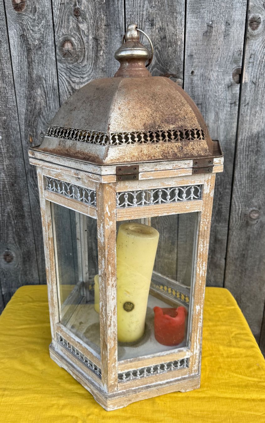 Laternen: Laterne/Kerzenhalter Shabby Chic – Gebraucht aus Sachseln von BONATI01 5