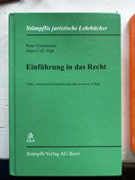 Einführung in das Recht, Peter Forstmoser, Hans-Ueli Vogt 